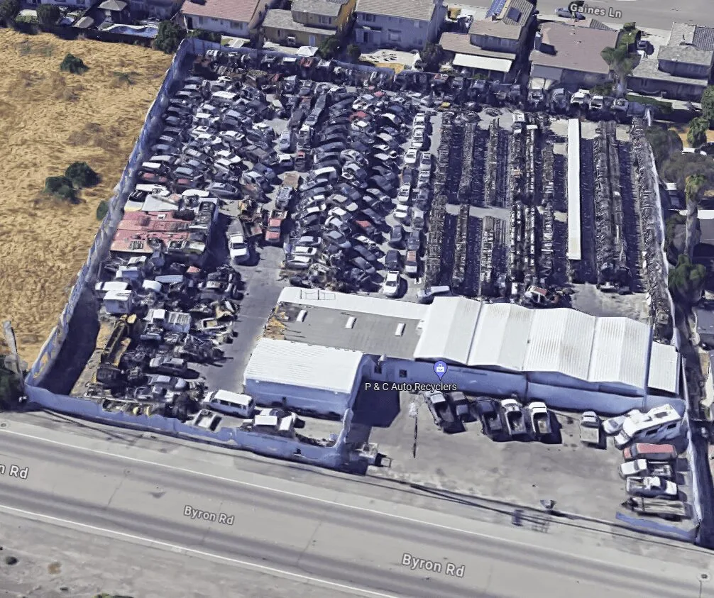 Exterior de P & C Auto Recyclers