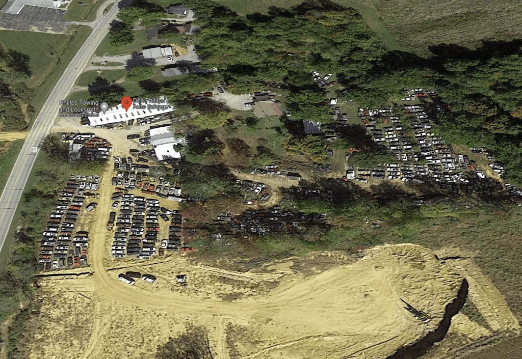 Exterior de Don Phillips Auto Salvage