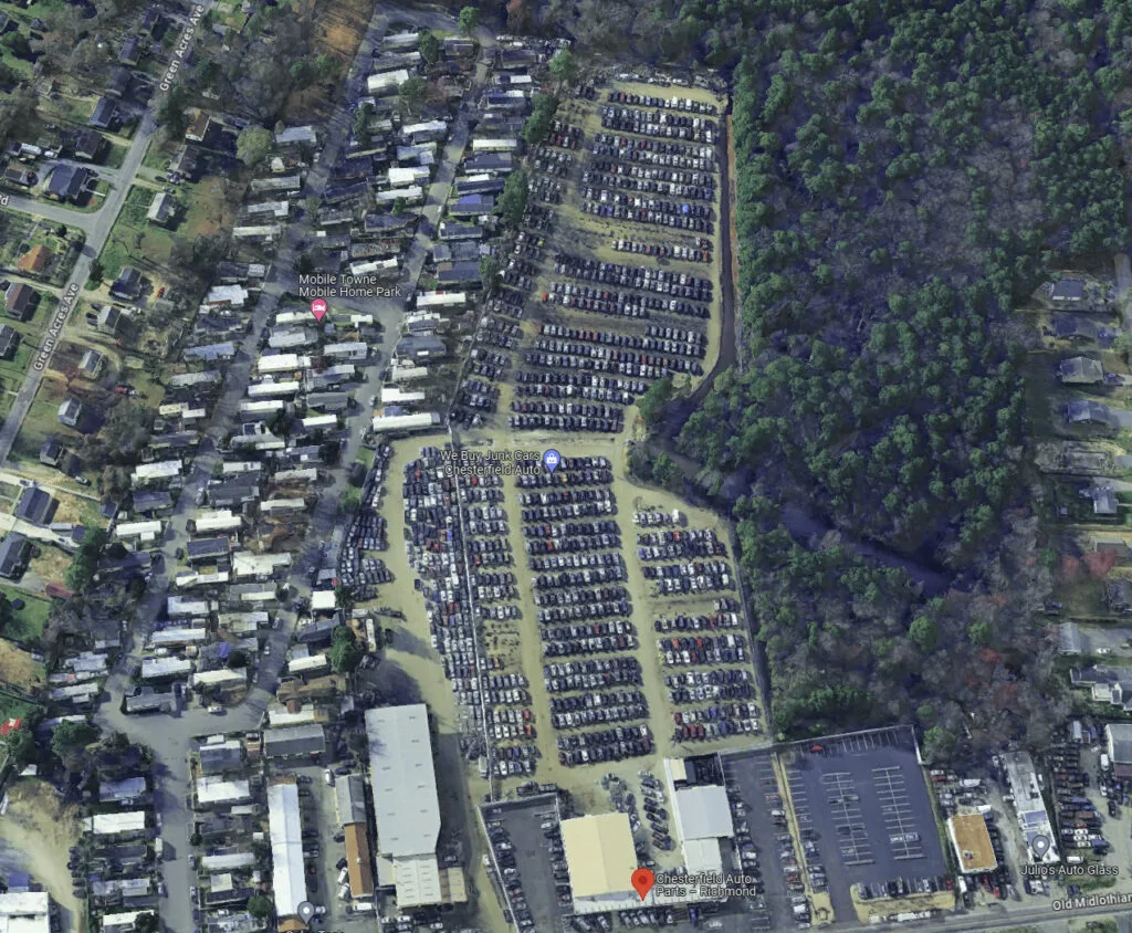 Exterior de Chesterfield Auto Parts – Richmond