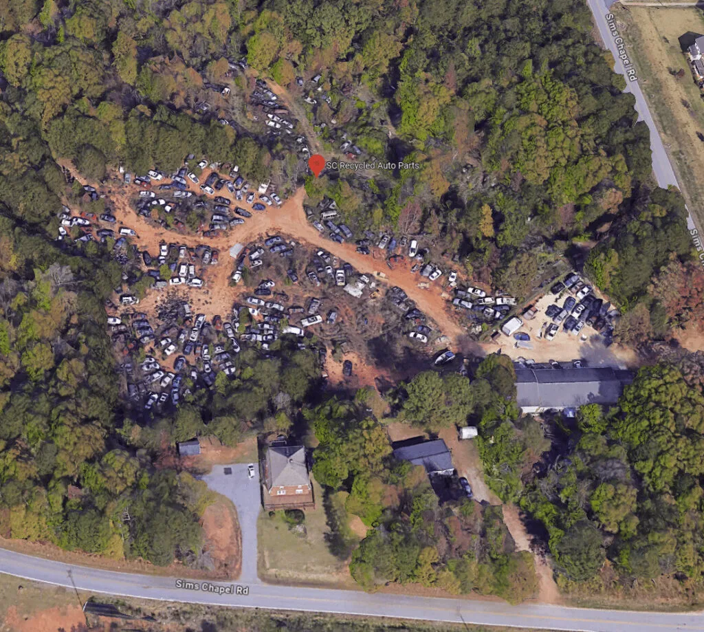Exterior de SC Recycled Auto Parts